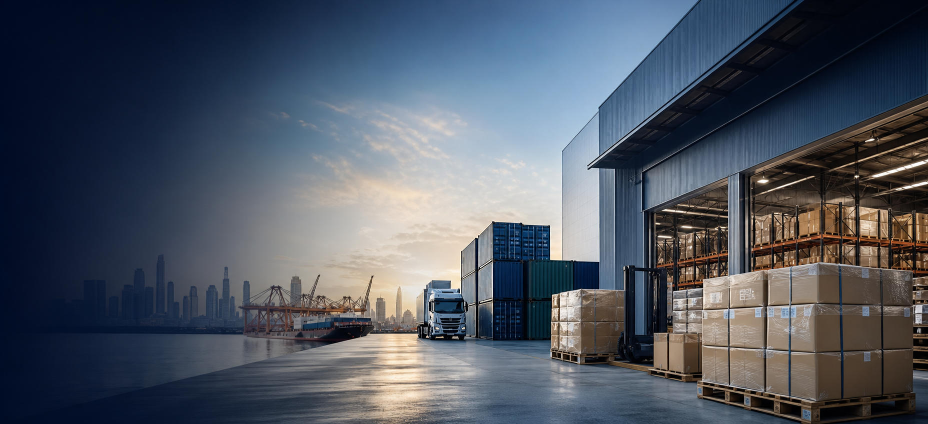 International trade logistics and commodity movement